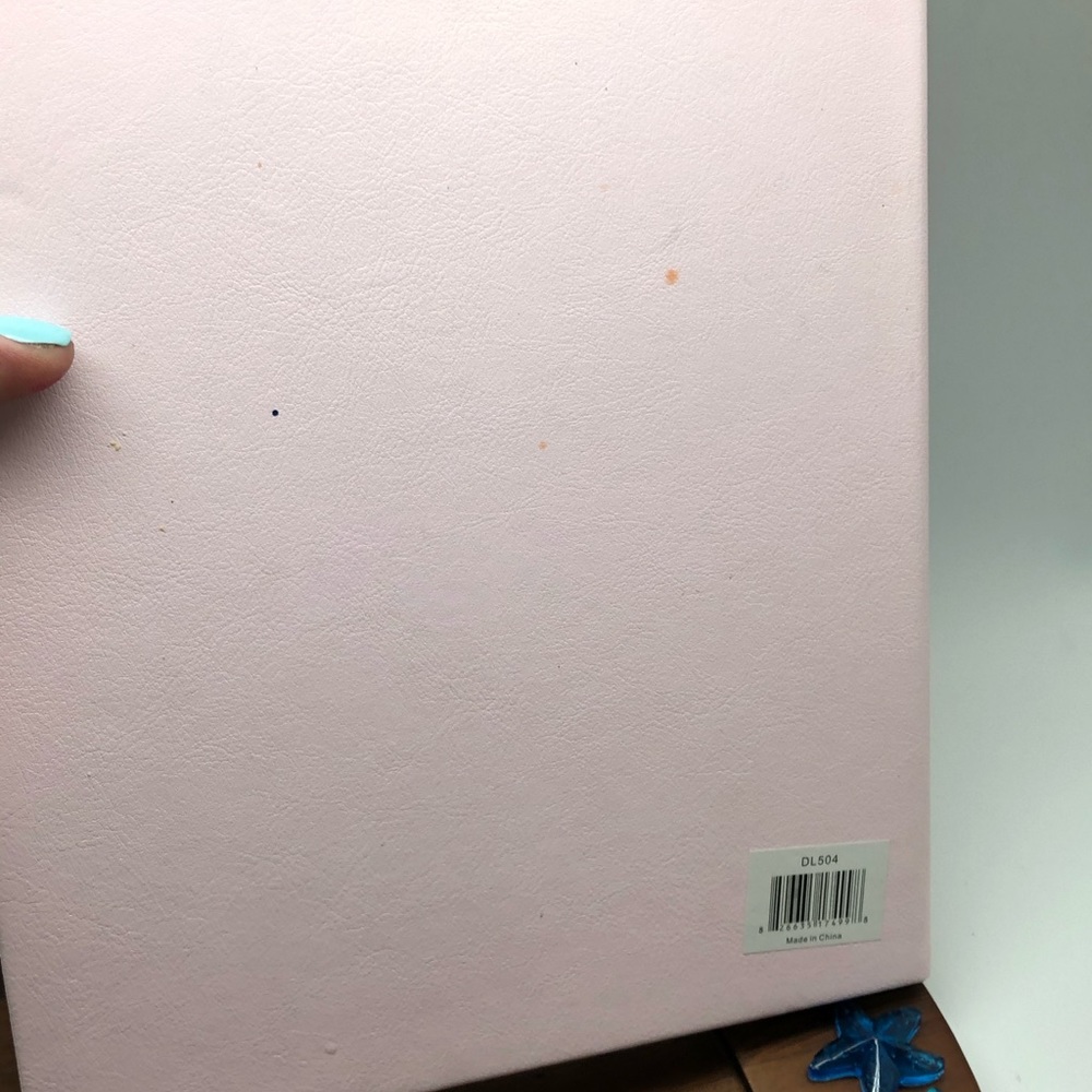 Eccolo Faux Pink leather Desk Journal with BLING! - Picture 5 of 8